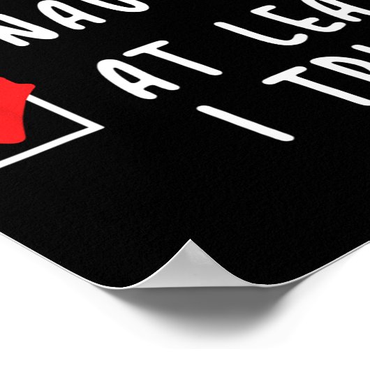 Leuk stout in ieder geval heb ik kerstlijst Xmas g Poster (Hoek)