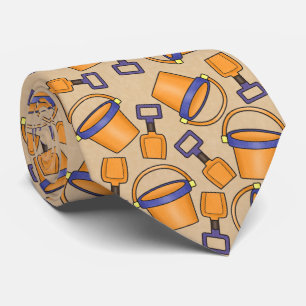 Leuk strand emmer patroon stropdas