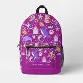 Leuk strand Magenta Electronics Bag Bedrukte Rugzak (Voorkant)