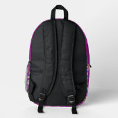 Leuk strand Magenta Electronics Bag Bedrukte Rugzak (Achterkant)