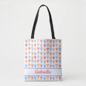 Leuk strand of zwembad Party Gepersonaliseerde vri Tote Bag (Voorkant)