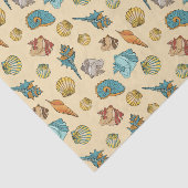 leuk strand schelp patroon  tissuepapier (Detail)