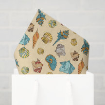 leuk strand schelp patroon 