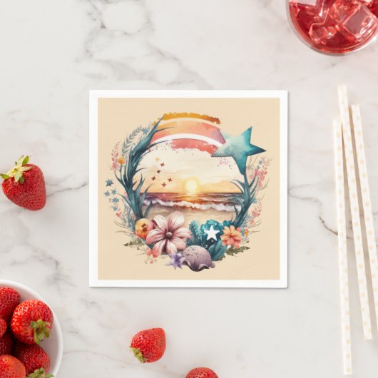 leuk strandfeest servet (Insitu)