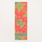 Leuk Stropdas-geverfd geïnspireerd kleurrijk Abstr Yogamat (Voorkant)