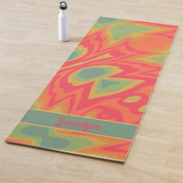 Leuk Stropdas-geverfd geïnspireerd kleurrijk Abstr Yogamat