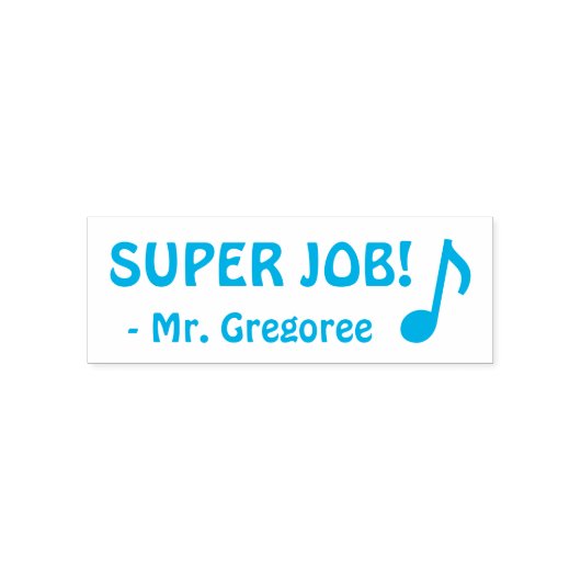Leuk "SUPER JOB!" Het merken Rubberzegel Zelfinktende Stempel (Design)
