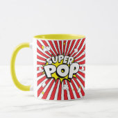 Leuk SUPER POP! Pun | Popcorn en Sterren |  Mok (Links)