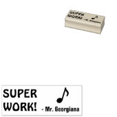 Leuk "SUPER WERK!" Het merken Rubberzegel Rubberstempel (Gestempeld)