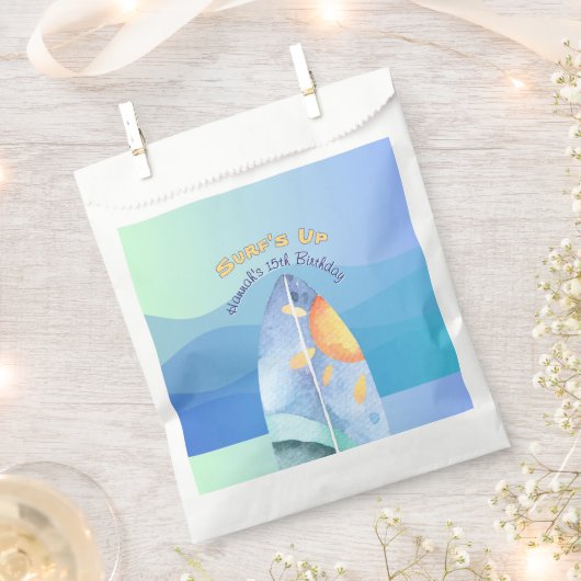 Leuk Surf is jarig Bedankzakje (Geknipt)