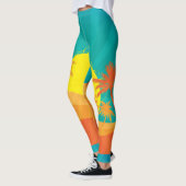 Leuk surf zandzon en lucht leggings (Links)