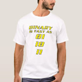 Leuk T-shirt met binaire grap (Voorkant)