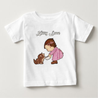 Leuk T-shirt met cartoon meisje