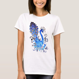 Leuk t-shirt met exotische vogel op de voorkant