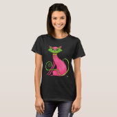 Leuk T-shirt met speelse Kat! (Voorkant volledig)