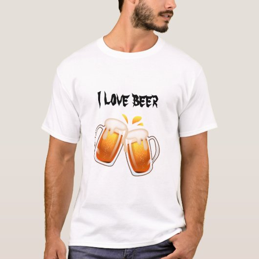 Leuk T-shirt voor bierliefhebbers (Voorkant)