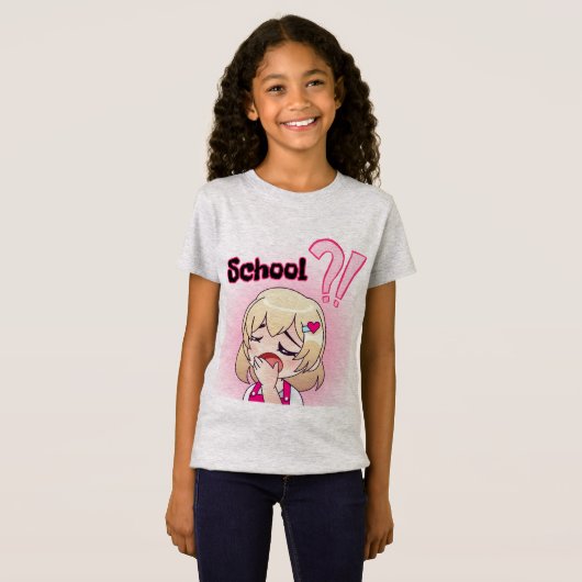 Leuk t-shirt voor school (Voorkant volledig)