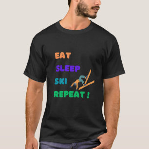 Leuk T-shirt voor skiliefhebbers