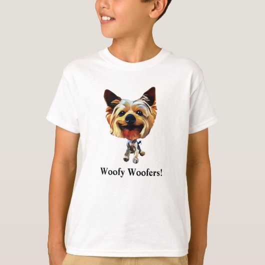 Leuk T-shirt voor Yorkshire Terrier-jongens (Voorkant)