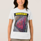 Leuk T-shirtontwerp met graffiti Tri-Blend Shirt (Voorkant)
