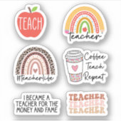 Leuk Teacher Sticker Pack - Leraar Appreciation (Voorkant)