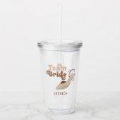 Leuk Team Bruid Bruids Party Gepersonaliseerd Acryl Drinkbeker (Voorkant)