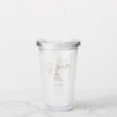 Leuk Team Bruid Bruids Party Gepersonaliseerd Acryl Drinkbeker (Achterkant)