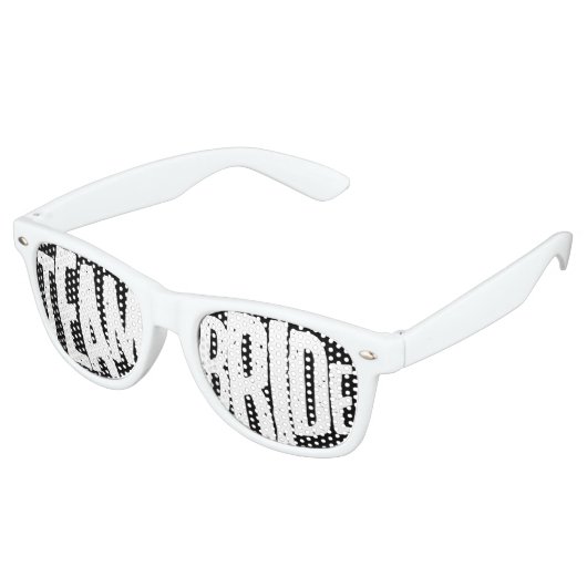 Leuk team bruid vrijgezellenfeest gunsten retro zonnebril (Gekanteld)