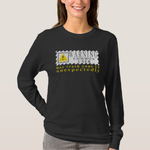 Leuk tech waarschuwingsteken Gemeenschappelijke ge T-shirt