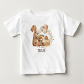 Leuk Teddy Bear Herfst Beary 1st Birthday T-shirt (Voorkant)