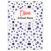 Leuk Terug naar School Benodigdheden voor Kinderen Klembord (Achterkant)