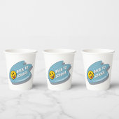 Leuk Terug naar School Smiley Face Papieren Bekers