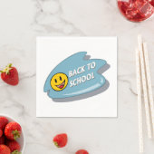 Leuk Terug naar School Smiley Face Servet (Insitu)