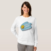 Leuk Terug naar School Smiley Face T-shirt (Voorkant volledig)