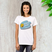 Leuk Terug naar School Smiley Face T-shirt