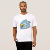 Leuk Terug naar School Smiley Face T-shirt (Voorkant volledig)