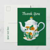 Leuk theehuis dank je briefkaart (Voorkant / Achterkant)