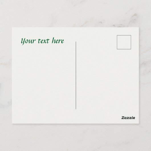 Leuk theehuis dank je  briefkaart (Achterkant)