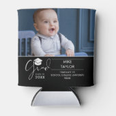 Leuk toen en nu 2 foto afstudeerfeest blikjeskoeler (Voorkant)