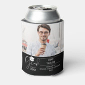 Leuk toen en nu 2 foto afstudeerfeest blikjeskoeler (Blikje Achterkant)