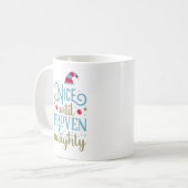 Leuk tot bewezen kerst in Naughty | Klassieke Mok (Voorkant links)