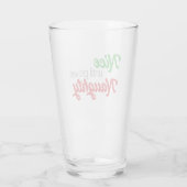 Leuk tot bewezen ondeugend Drink glas (Achterkant)