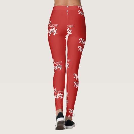 Leuk tot bewezen ondeugende Leggings (rood) (Achterkant)
