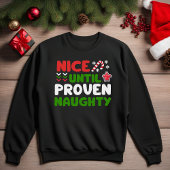 Leuk tot bewezen stout kerst sweatshirt
