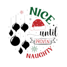 Leuk tot bewezen stoute herinnering ornament kaart