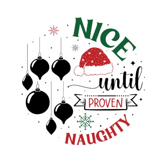 Leuk tot bewezen stoute herinnering ornament kaart