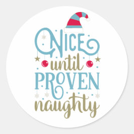 Leuk tot bewezen stoute kerst | Sticker Seal