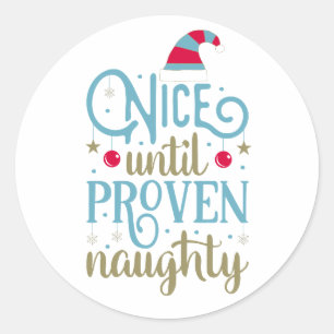 Leuk tot bewezen stoute kerst   Sticker Seal