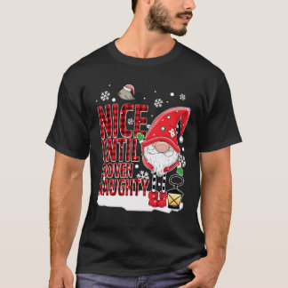 Leuk tot bewezen stoute kerstlijst kerst xma t-shirt