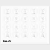 Leuk tot luierwissel ronde sticker (Vel)